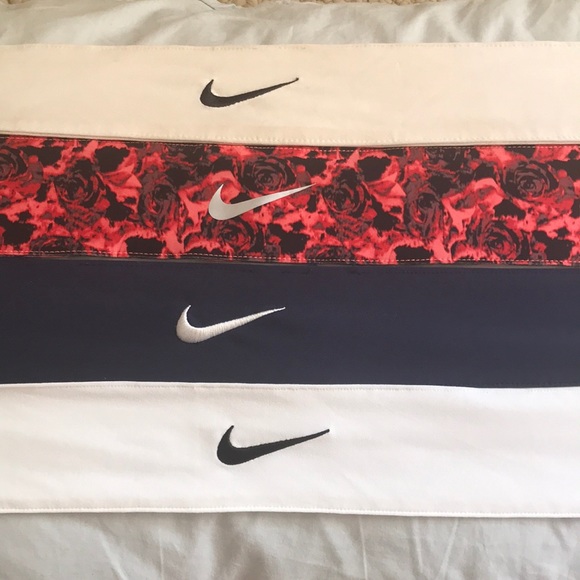 red nike tie headband
